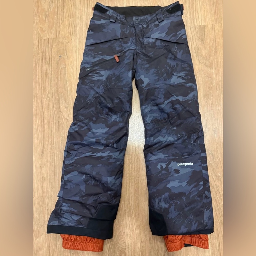 Patagonia Kids Camo Jumpsuit - Blue and Orange